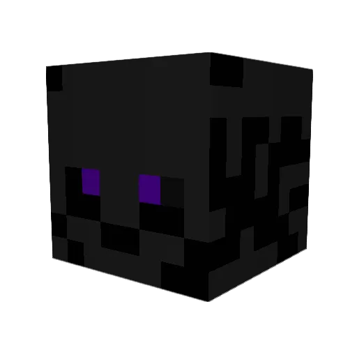 Hiedro Minecraft avatar head, 3D render