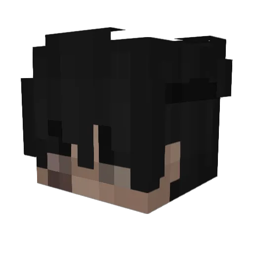 Hientb Minecraft avatar head, 3D render