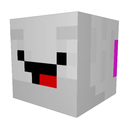 Hierronix22 Minecraft avatar head, 3D render