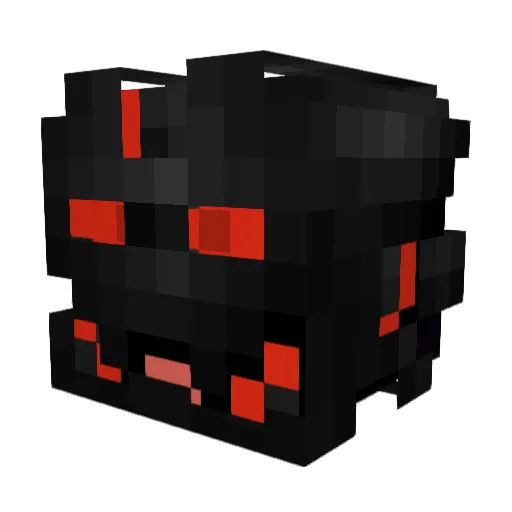 HifWarc Minecraft avatar head, 3D render