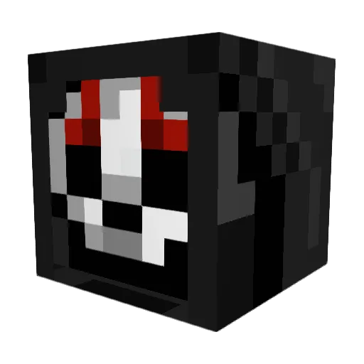Hifischi Minecraft avatar head, 3D render