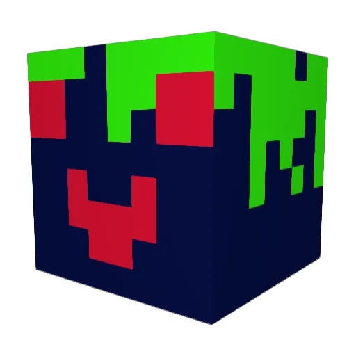 Hiflix12 Minecraft avatar head, 3D render