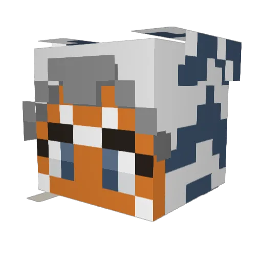 Higgsy83 Minecraft avatar head, 3D render