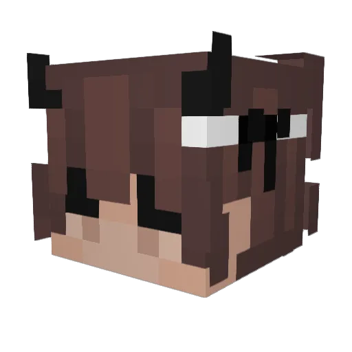 HighAsPhuqe Minecraft avatar head, 3D render