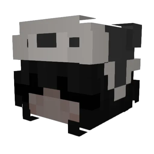 HighClovers Minecraft avatar head, 3D render