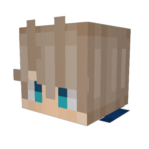 HighGroundZer0 Minecraft avatar head, 3D render