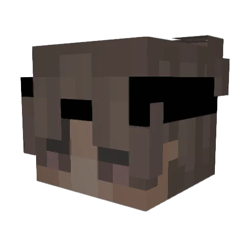 HighLeonard Minecraft avatar head, 3D render