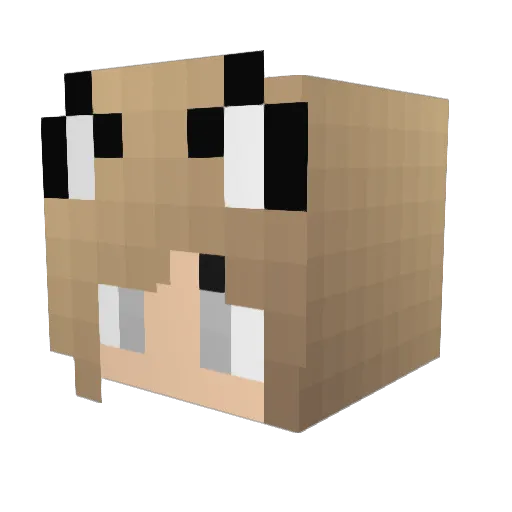 HighOctaveC Minecraft avatar head, 3D render