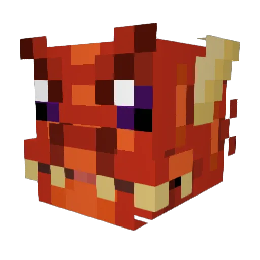 HighOnFrootLoopz Minecraft avatar head, 3D render