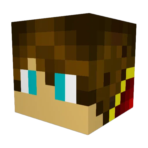 HighOnSp33d Minecraft avatar head, 3D render