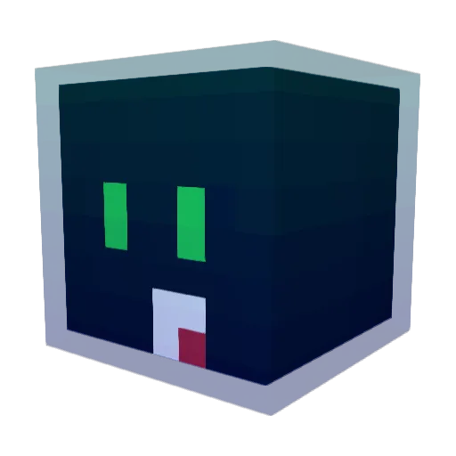 HighPing666 Minecraft avatar head, 3D render