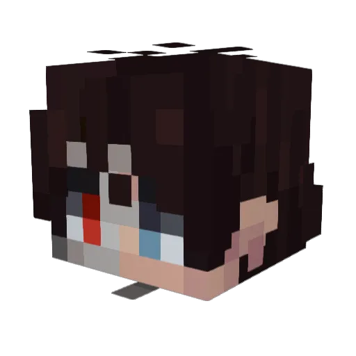 HighRolaf Minecraft avatar head, 3D render