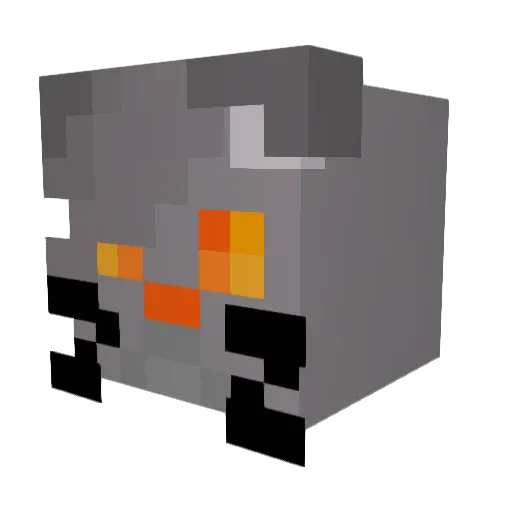 HighRollingCat Minecraft avatar head, 3D render