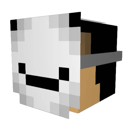 HighToTheSky Minecraft avatar head, 3D render