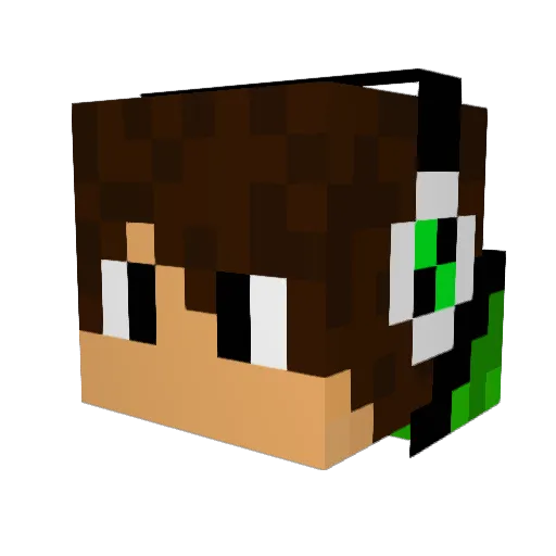 HighVelocity907 Minecraft avatar head, 3D render