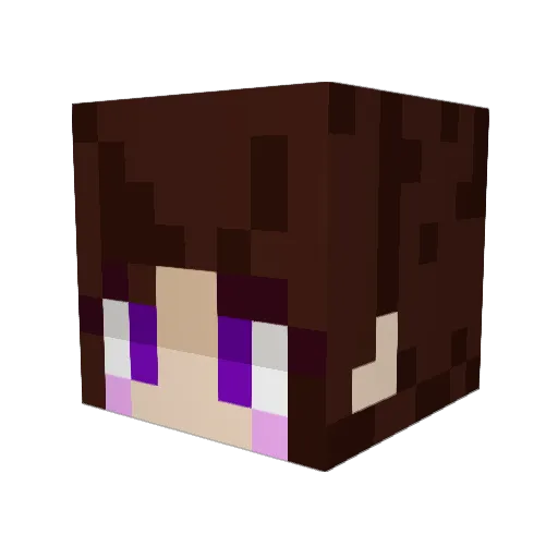 High_Im_Duck Minecraft avatar head, 3D render