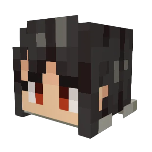 High_Voltage204 Minecraft avatar head, 3D render