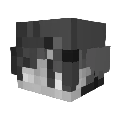 High_five_09 Minecraft avatar head, 3D render