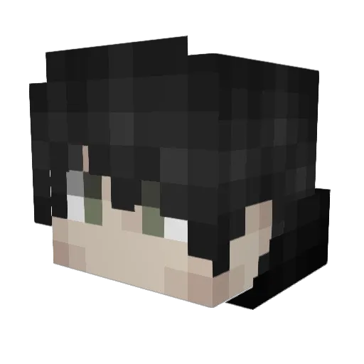 Highative Minecraft avatar head, 3D render