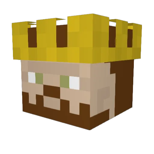 HighlandStorm Minecraft avatar head, 3D render