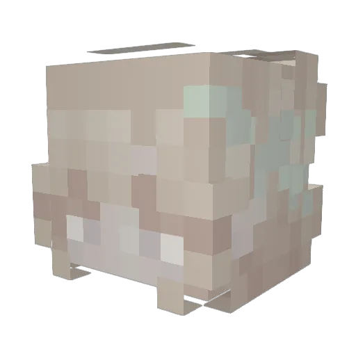 Highlark Minecraft avatar head, 3D render