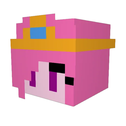 HighlifeDAN Minecraft avatar head, 3D render
