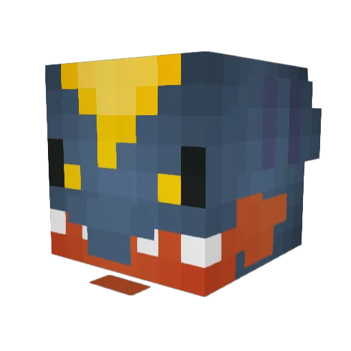 Highsky824 Minecraft avatar head, 3D render