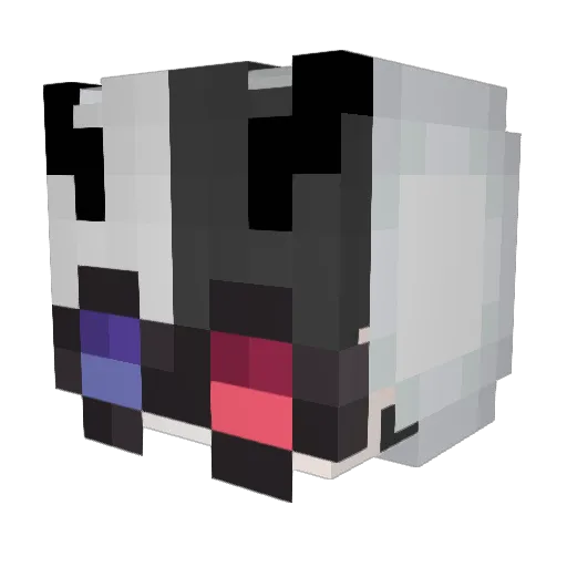 HihaiGHG Minecraft avatar head, 3D render