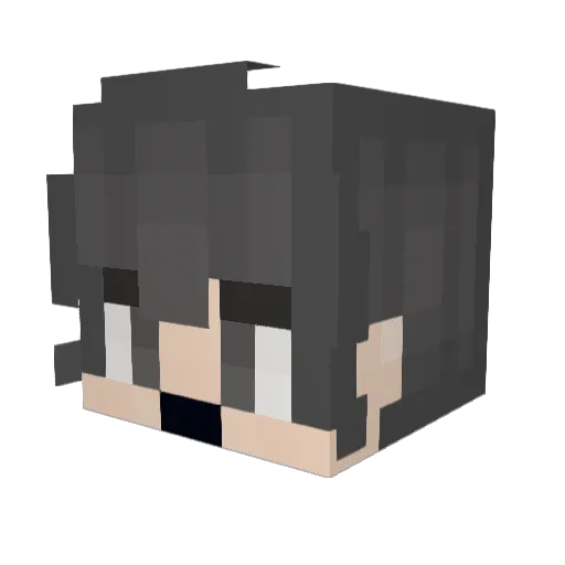 HiimBeta Minecraft avatar head, 3D render