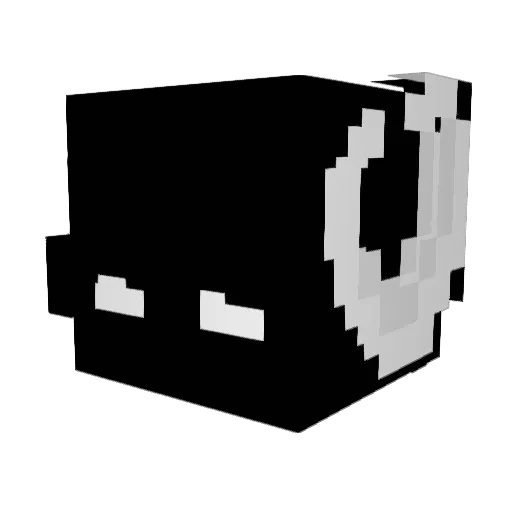 HiimFelX Minecraft avatar head, 3D render