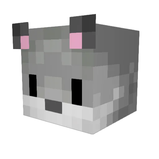Hiimshibby Minecraft avatar head, 3D render