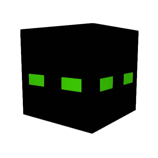 HijacKet Minecraft avatar head, 3D render