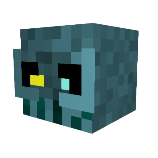 Hijack95 Minecraft avatar head, 3D render