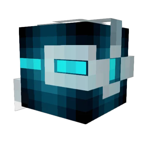 Hijaxx69 Minecraft avatar head, 3D render
