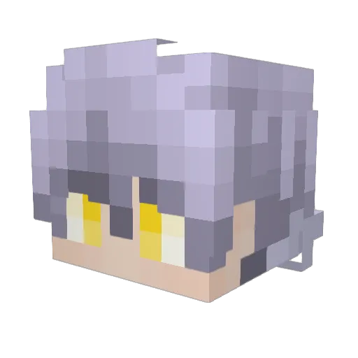 Hikaru_515 Minecraft avatar head, 3D render