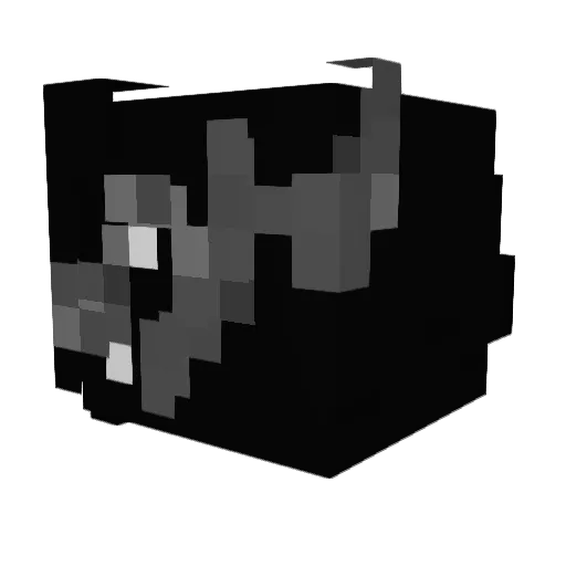 HikeAopa Minecraft avatar head, 3D render