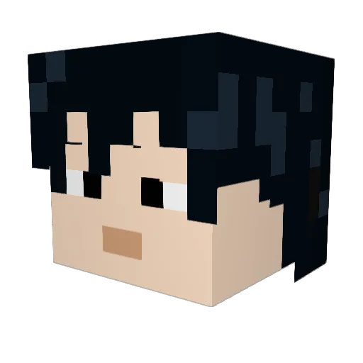 Hike_frank Minecraft avatar head, 3D render