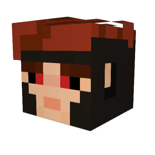 Hiker170 Minecraft avatar head, 3D render