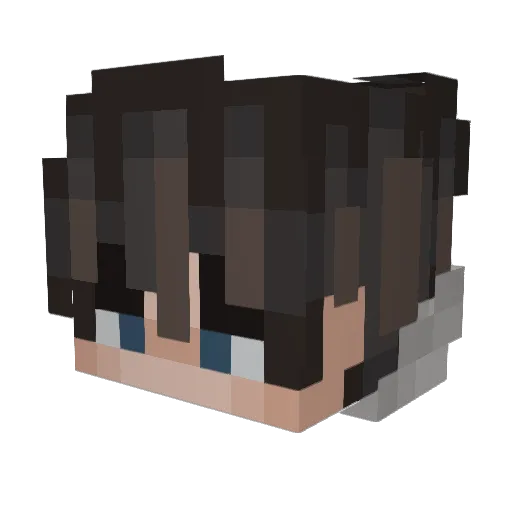 Hiker_Zzz Minecraft avatar head, 3D render
