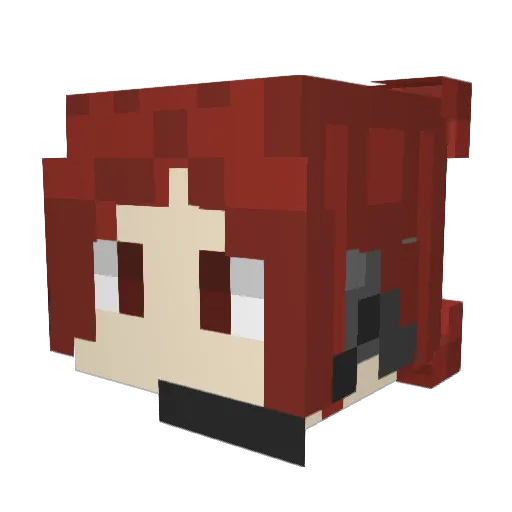 HikingGryphon73 Minecraft avatar head, 3D render