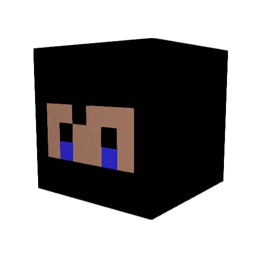 HikkoKUN Minecraft avatar head, 3D render