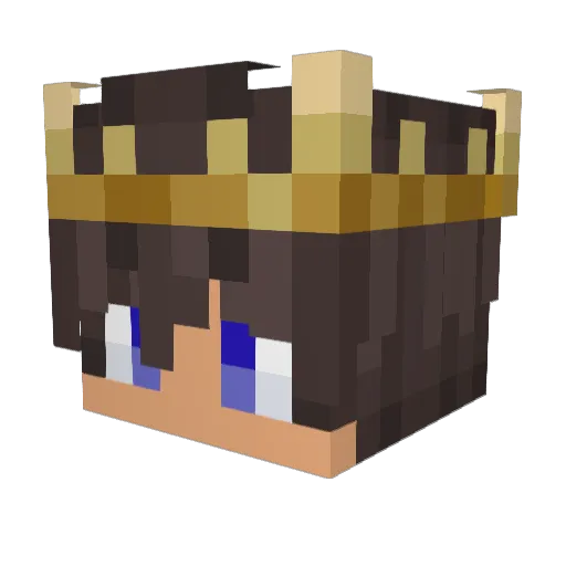 Hikor907 Minecraft avatar head, 3D render