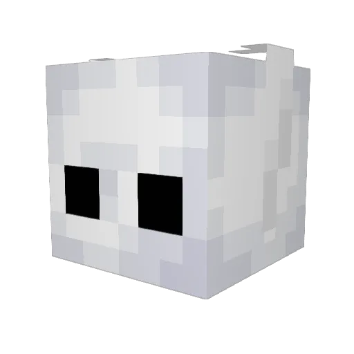 Hilariouszzz Minecraft avatar head, 3D render