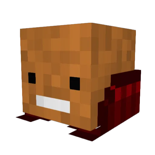 HildaCharmander Minecraft avatar head, 3D render