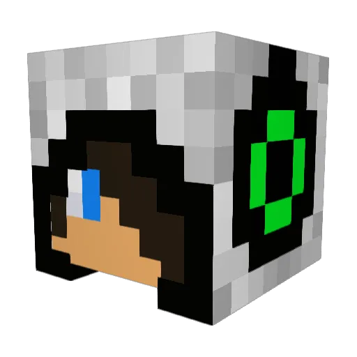 Hilderbilly Minecraft avatar head, 3D render