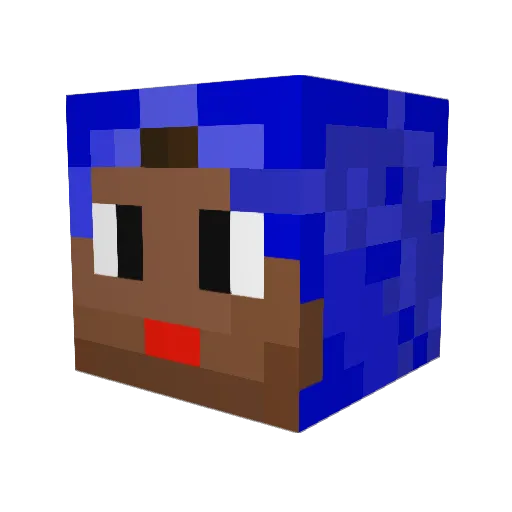 Hildi_Bjerkeby Minecraft avatar head, 3D render