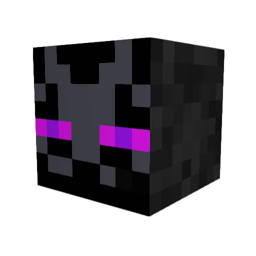 Hilingho Minecraft avatar head, 3D render