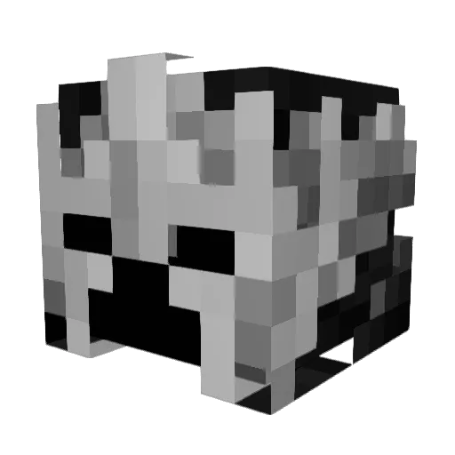 Hillerg Minecraft avatar head, 3D render