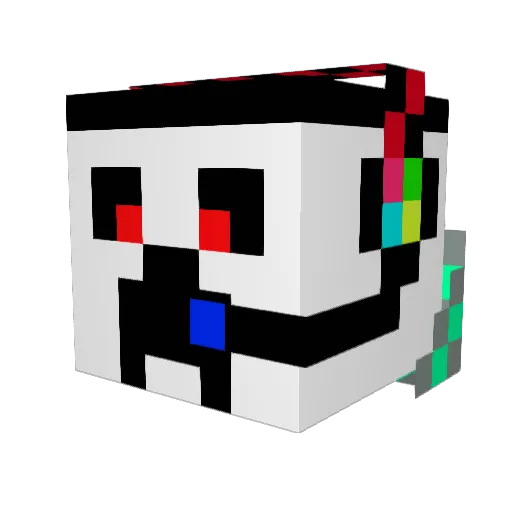 HillsdaleFalcon Minecraft avatar head, 3D render