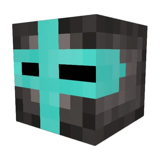 Hillten Minecraft avatar head, 3D render